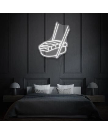 Sushi Neon Delicacies in Radiant Light