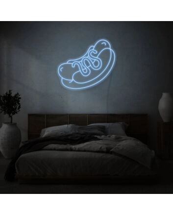 Hot Dog Neon Classic American Treat