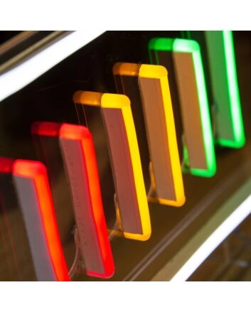 Battery Neon Sign Energy and Power Symbol