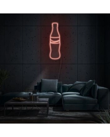 Coca Cola Bottle Neon Light Iconic Brand Glowing