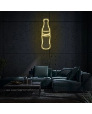 Coca Cola Bottle Neon Light Iconic Brand Glowing