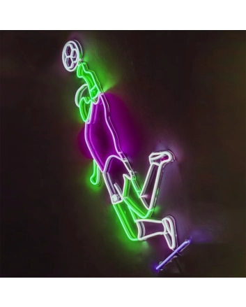 Soccer Superstar Neon Sign for Football Players