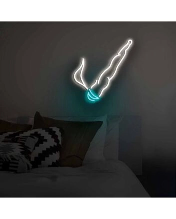 Lit Cigarette  Neon Sign