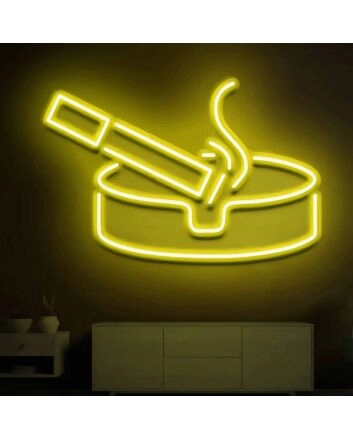 Flicking Ash  Neon Sign