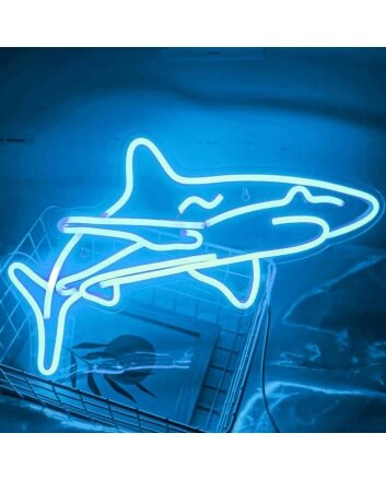 Fierce Shark Neon Sign