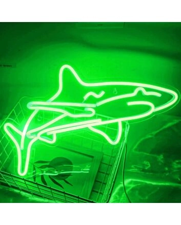 Fierce Shark Neon Sign