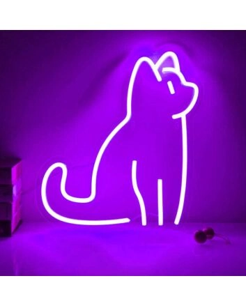 Adorable Cat Neon Sign