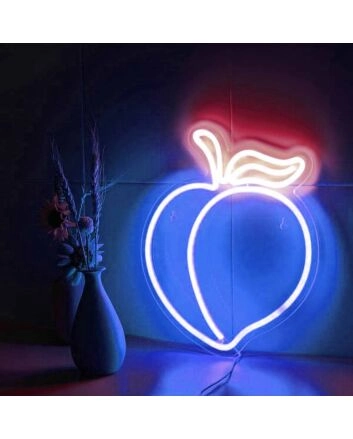 Juicy Peach Neon Sign