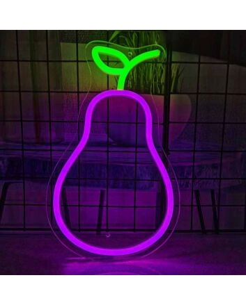 Sweet and Juicy Pear Neon Sign