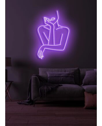 Albert Neon Tribute to Genius and Intellectual Brilliance