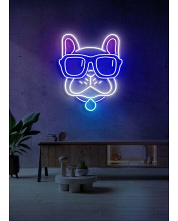 Bulldog Neon Sign Canine Courage and Loyalty in Light