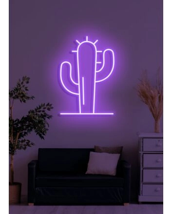 Cactus Neon Light Desert Cool and Prickly Fun
