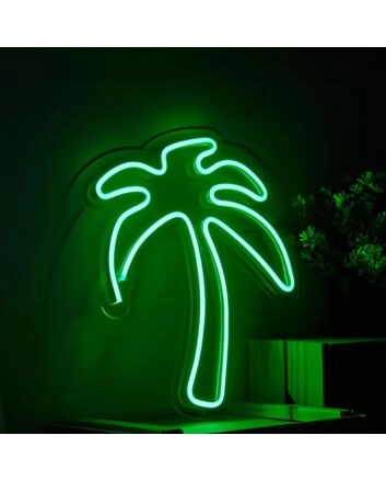 Palm Neon Tropical Escape in Radiant Light