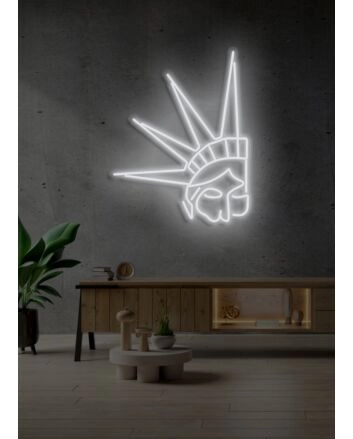 Crown Neon Regal Elegance in Luminous Form