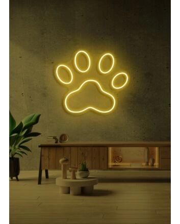 Paw Adorable Neon for Pet Lovers and Animal Enthusiasts