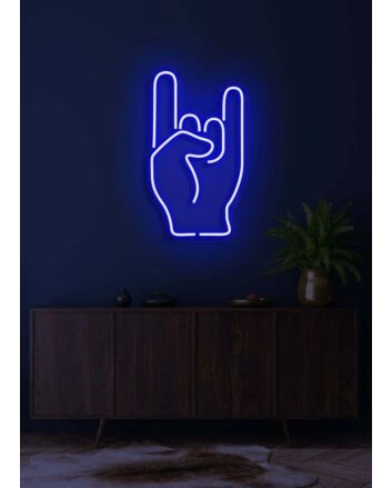 Rock n' roll Neon Tribute to the Spirit of Rock Music