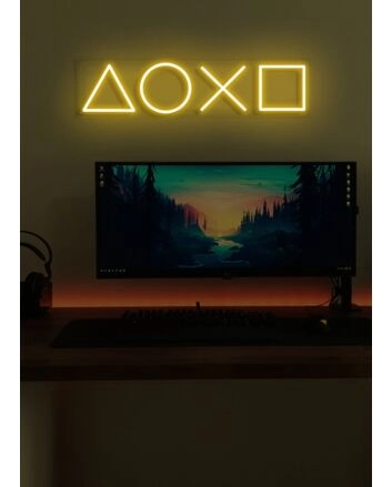 Playstation Neon Home of Digital Adventures