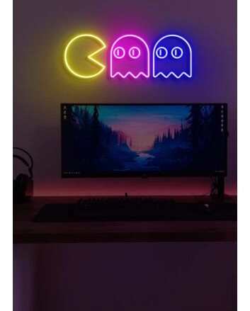Packman Neon Flashback to Classic Gaming