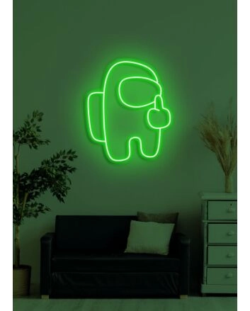 Space man Neon Odyssey into the Cosmic Unknown