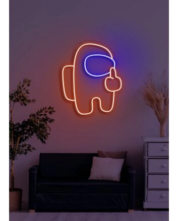 Space man Neon Odyssey into the Cosmic Unknown