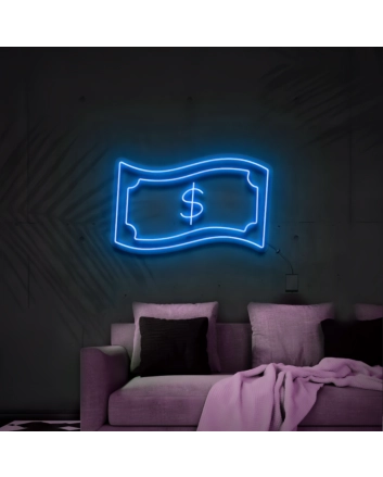 Dollar Bill Neon Sign: Illuminate Your Wealth Path