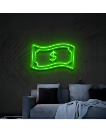 Dollar Bill Neon Sign: Illuminate Your Wealth Path