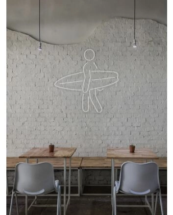 Surfer Neon Waves of Adventure