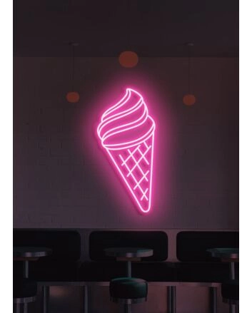 Ice Cream Neon Swirls of Cool Delight