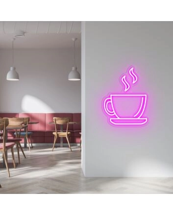 Coffee Cup Brighten Up Your Coffee Time with Neon