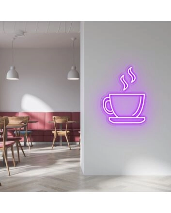 Coffee Cup Brighten Up Your Coffee Time with Neon