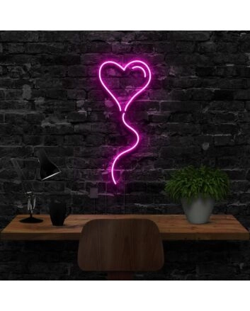 Heart Balloon Add Light-hearted Charm with Neon