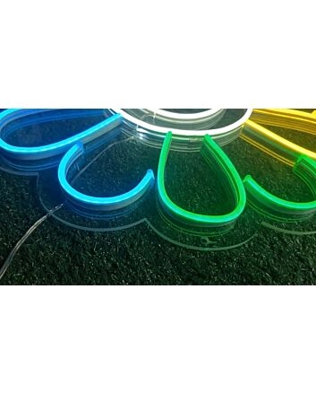 Sunflower Brighten Your Space with Floral Neon