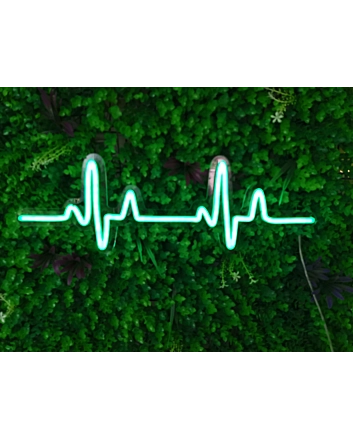 Heartbeat Feel the Pulse of Life with Neon Art