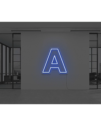 NEON LETTER A