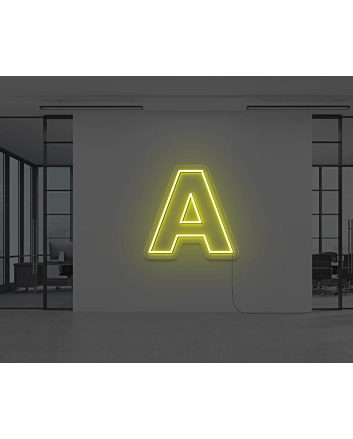 NEON LETTER A