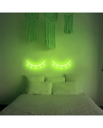 Lashes: Illuminate Your Space with Neon Glamour