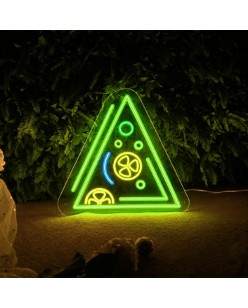 Pizza Slice: Illuminate Your Space with Neon Flavor