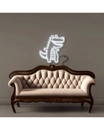 Doodle Crocodile Led Neon