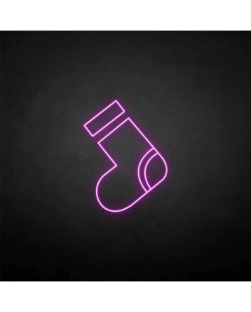 &#39;Marry Christmas Stocking&#39; neon sign