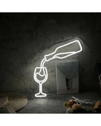 Glass of Wine Led Neon Signs
