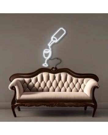 Glass of Wine Led Neon Signs