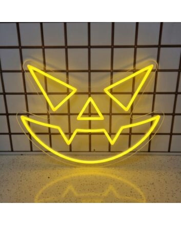 Pumpkin Face Neon Signs