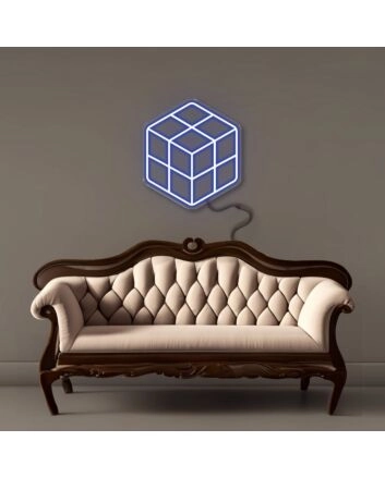 Rubix Cube Neon Signs