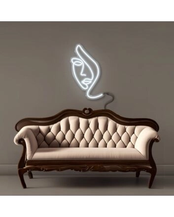 Woman Face2 Neon Signs