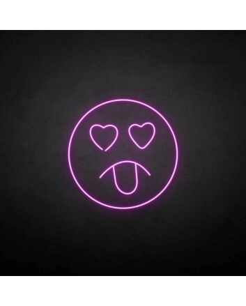 &#39;Stick your tongue out&#39; neon sign