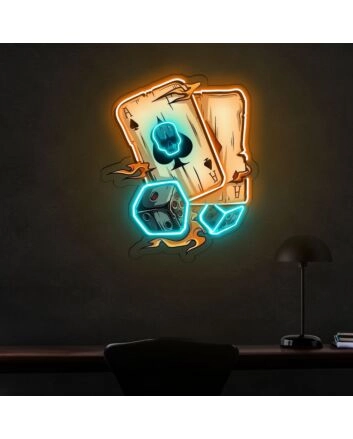 Ace Neon X Acrylic Artwork