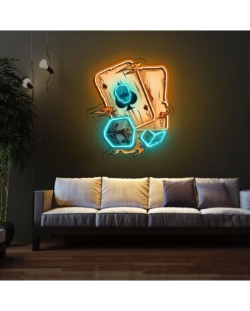 Ace Neon X Acrylic Artwork