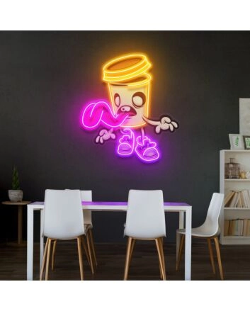 Zombie Cup Led Neon Acrylic Artwork
