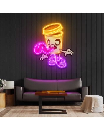 Zombie Cup Led Neon Acrylic Artwork