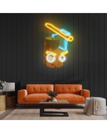Wood And Ax Led Neon Acrylic Artwork